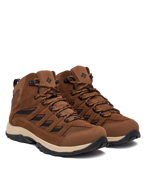 Columbia Columbia Trekkingi Crestwood Mid Waterproof 2100641 Brązowy