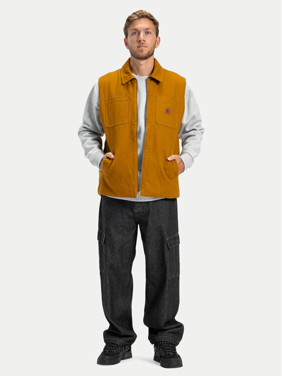 DC Shoes DC Shoes Жилетка за костюм Keyless EDYJK03264 Кафяв Regular Fit