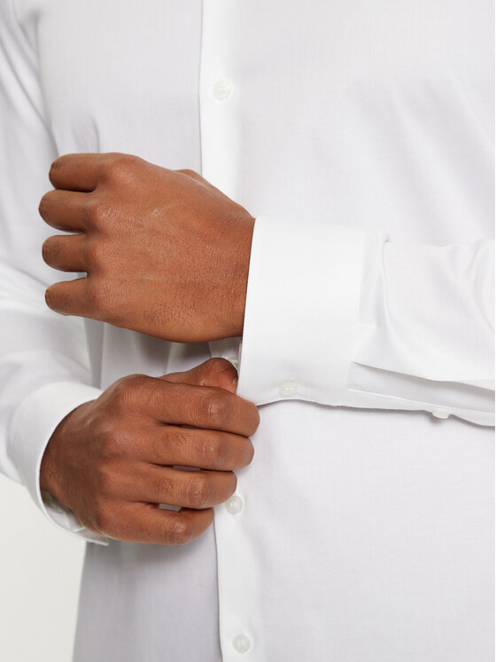 Calvin Klein Calvin Klein Koszula K10K113863 Biały Slim Fit