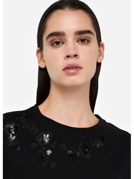 Liu Jo Liu Jo T-shirt UF5261JS923W9449 Nero Regular Fit