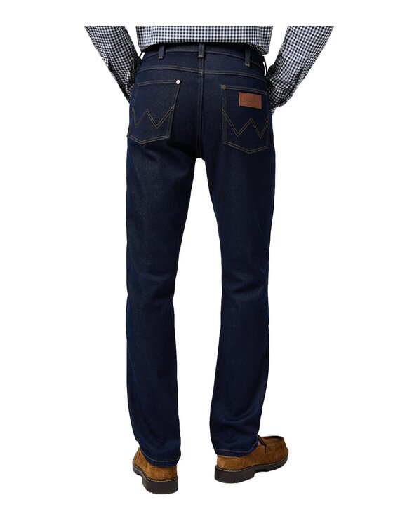 Wrangler Wrangler Teksad Greensboro 112362557 Tumesinine Straight Leg