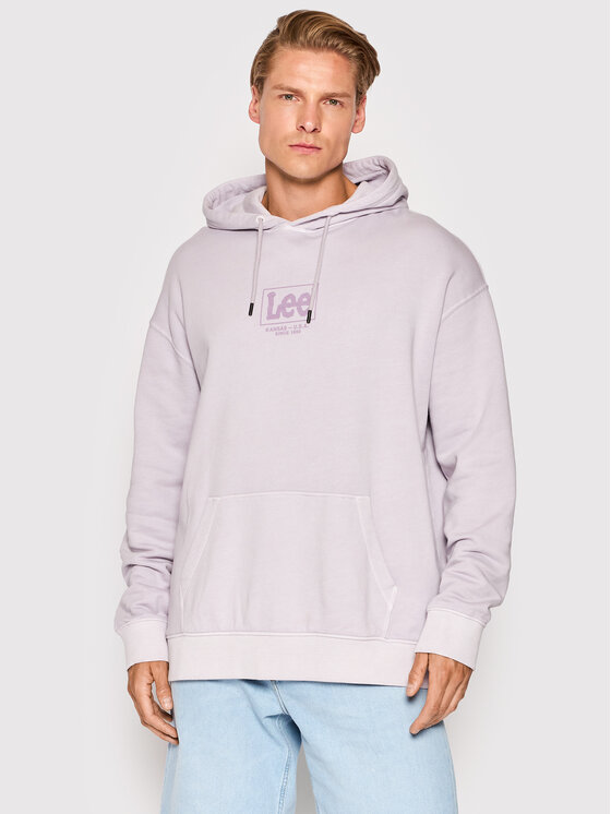 Lee Lee Felpa Logo L85JQVUU 112145622 Viola Loose Fit