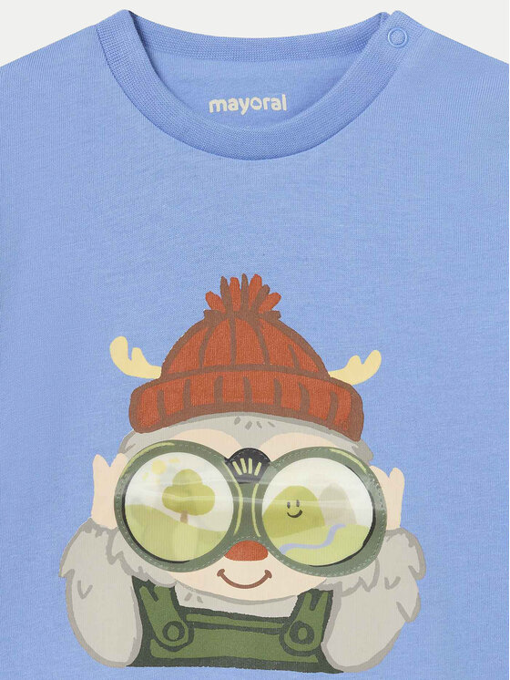 Mayoral Mayoral Блузка 2036 Блакитний Regular Fit