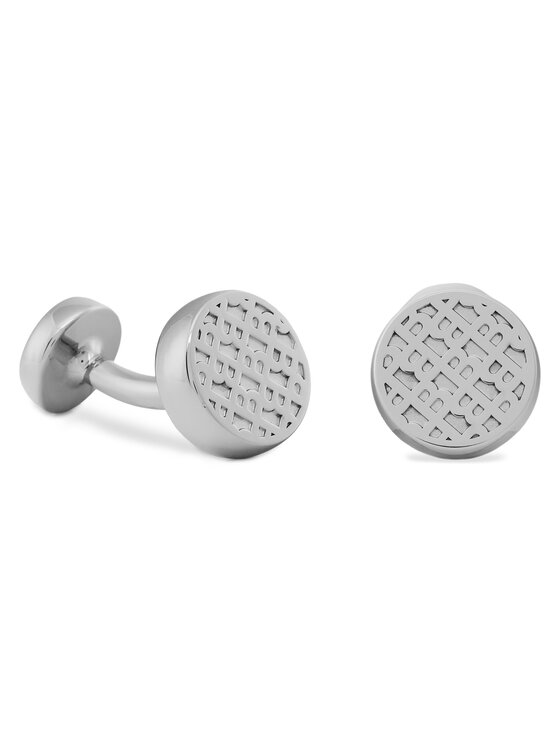 BOSS BOSS Manschettenknöpfe B-Monogram4ro 50532326 Silberfarben