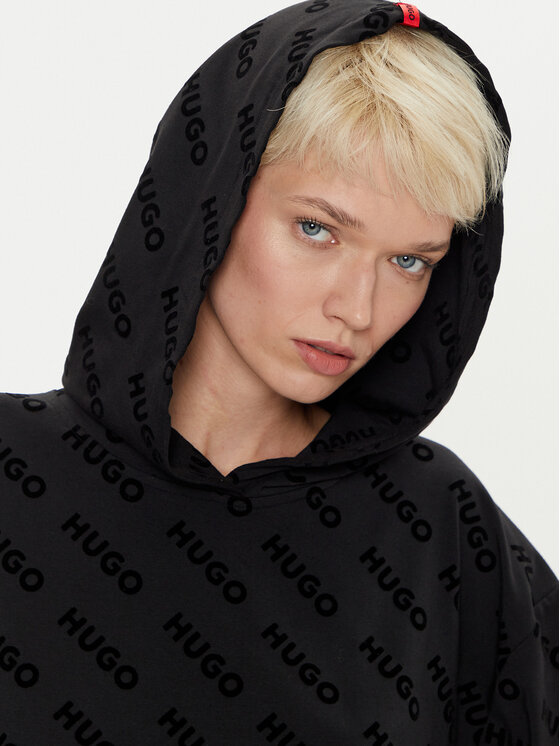 HUGO Hugo Mikina 50523400 Černá Regular Fit