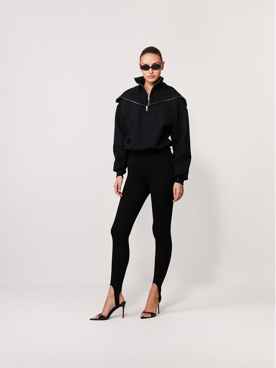 La Mania La Mania Bluza RAINNIE Czarny Basic Fit