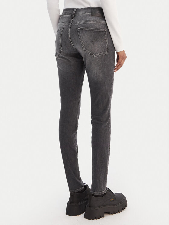 G-Star Raw G-Star Raw Jeansy D05175-A634 Szary Skinny Fit