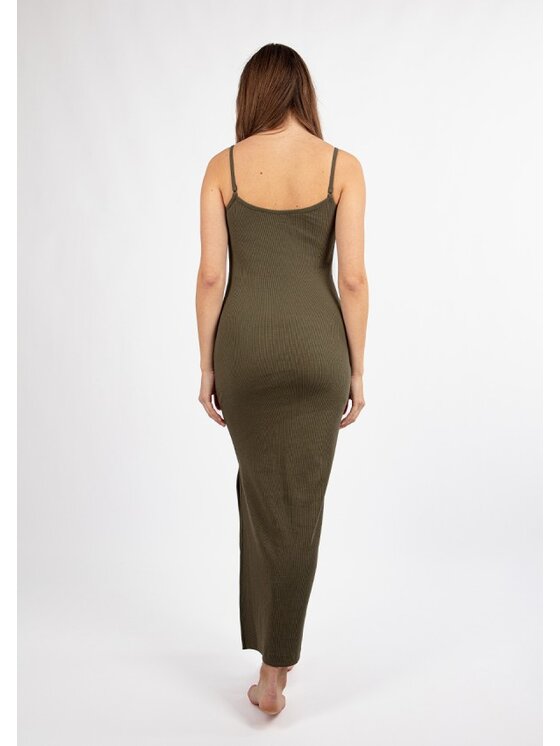 DKaren Sport DKaren Sport Sukienka codzienna DK-K-P7 Zielony Slim Fit
