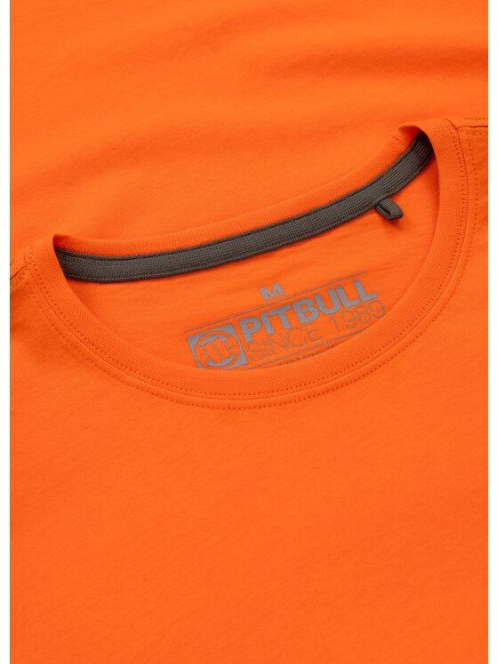 PITBULL PITBULL T-Shirt Koszulka męska Ultra Light SO CAL XS Pomarańczowy Regular Fit