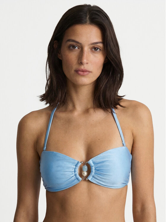 Seafolly Seafolly Bikini pezzo sopra Palermo 31283-217 Celeste