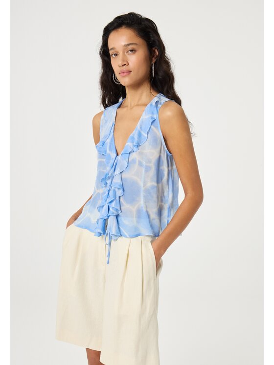 Fabienne Chapot Fabienne Chapot Top 5968-1792-100 Niebieski Regular Fit