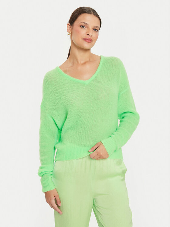 American Vintage Pulover Zakday ZAK18BE24 Verde Regular Fit