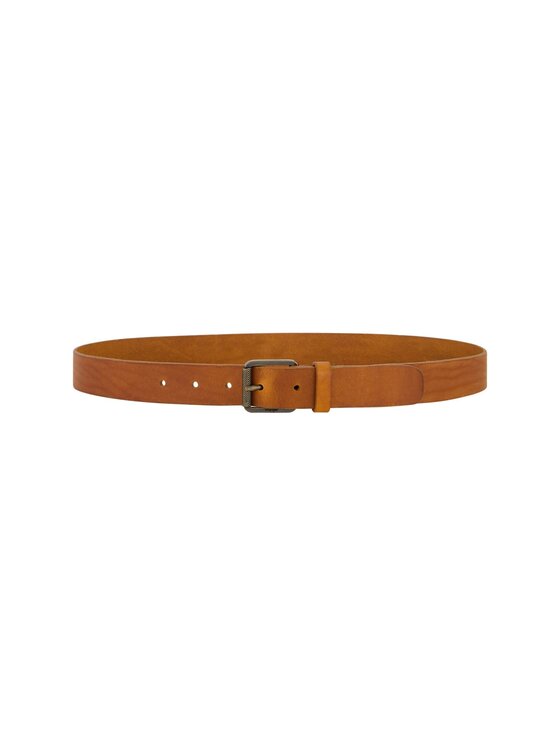 Pasek Męski Wrangler, Brązowy, LEATHER BELT 112358070
