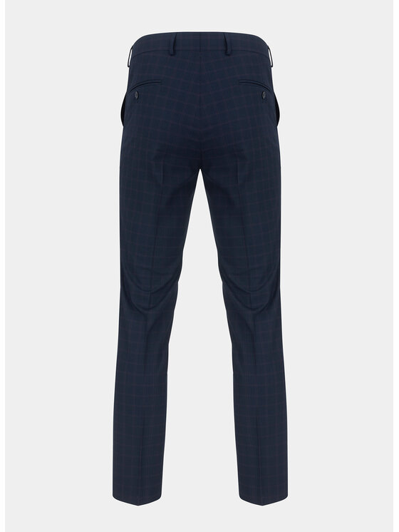 Pako Lorente Pako Lorente Spodnie garniturowe P22SF-6G-013 Granatowy Slim Fit