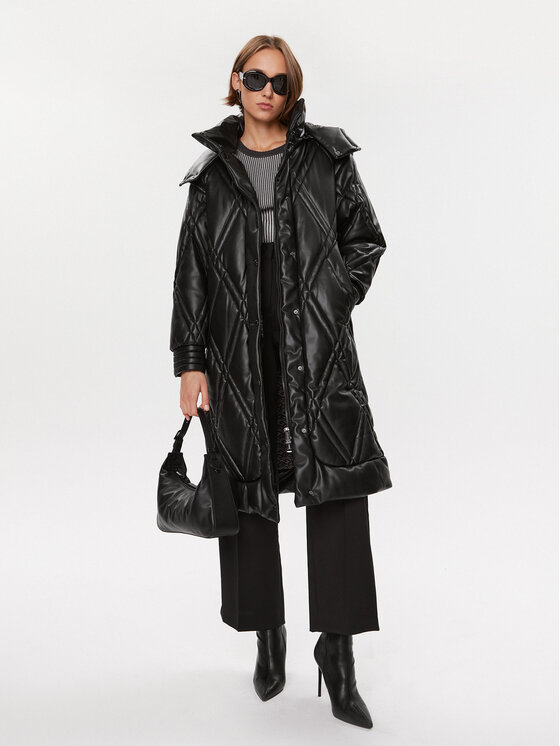 Guess Guess Μπουφάν μεταβατικό W3BL30 WFSP0 Μαύρο Regular Fit