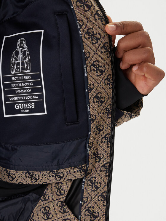 Guess Guess Lyžařská bunda M5BL0N WF182 Béžová Regular Fit