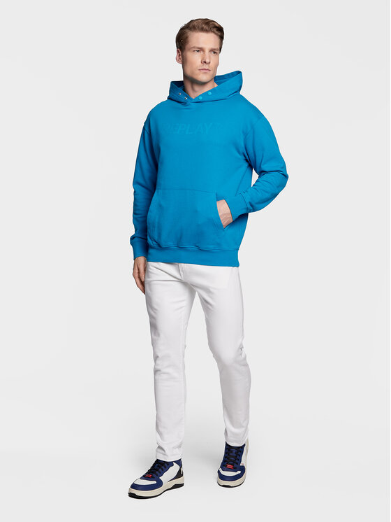REPLAY Replay Bluză M6265A.000.23358P Albastru Regular Fit