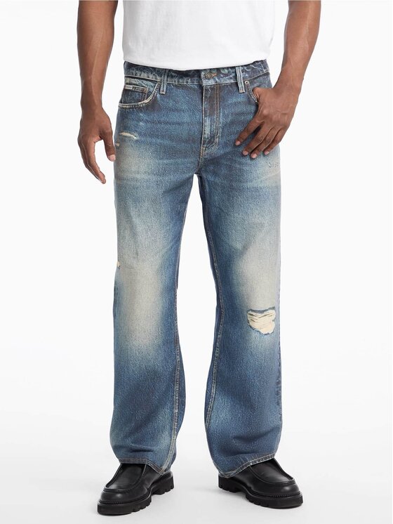 Guess Jeans Guess Jeans Jeansy 176697 Niebieski Regular Fit