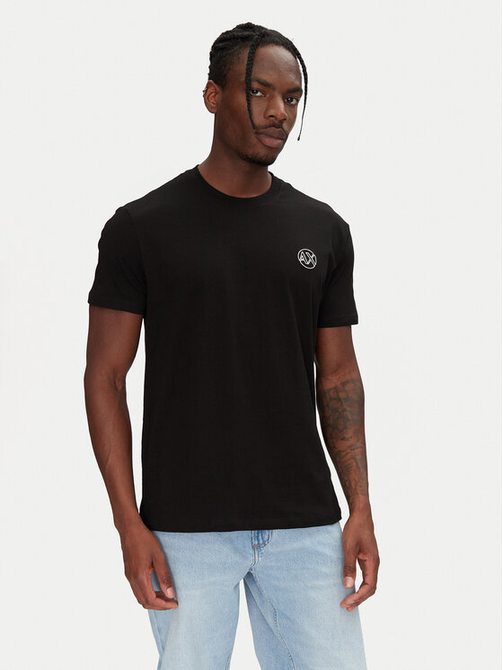 Armani Exchange Tričko XM000558 AF10358 UC001 Čierna Regular Fit