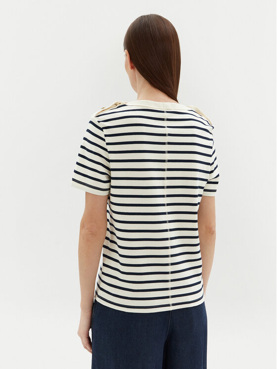 Tommy Hilfiger Tommy Hilfiger Majica WW0WW42907 Écru Regular Fit