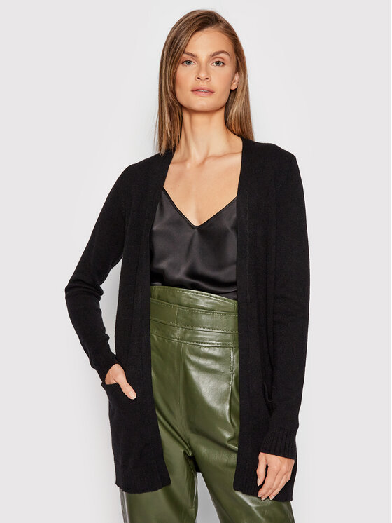 Vila Vila Ζακέτα Ril 14044041 Μαύρο Regular Fit