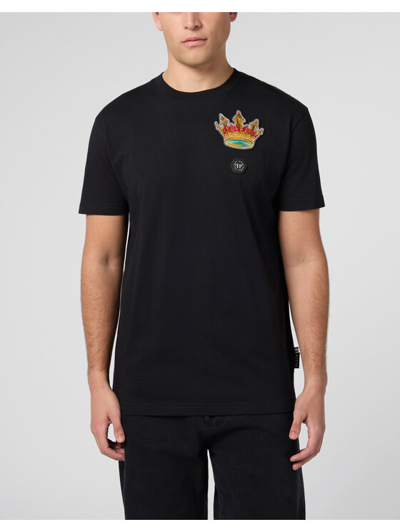 PHILIPP PLEIN PHILIPP PLEIN T-Shirt 29015 Czarny Regular Fit