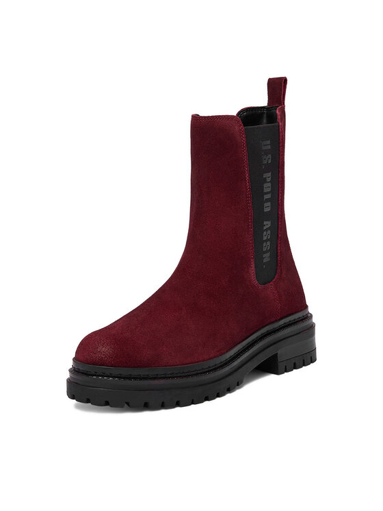 U.S. Polo Assn. U.S. Polo Assn. Klassische Stiefeletten CEO-VIZAG001W/ELE1 Dunkelrot
