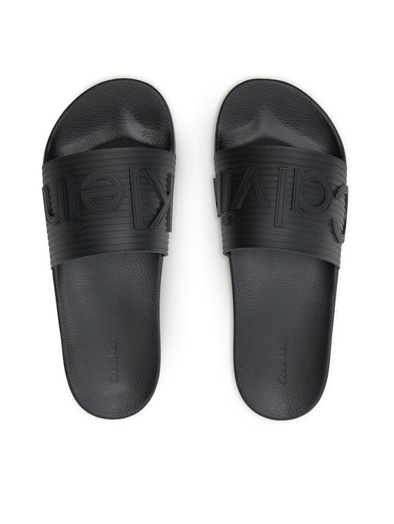 Calvin Klein Calvin Klein Šlepetės Pool Slide HM0HM01519 Juoda