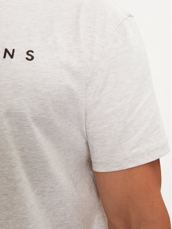 Tommy Jeans Tommy Jeans T-Shirt Linear Logo DM0DM20744 Szary Regular Fit