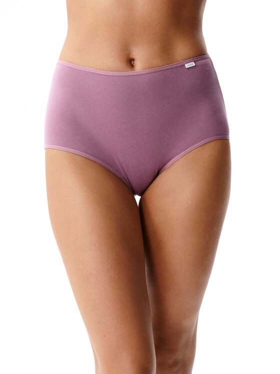 Atlantic Atlantic Figi klasyczne z wysokim stanem folded elastic Bordowy