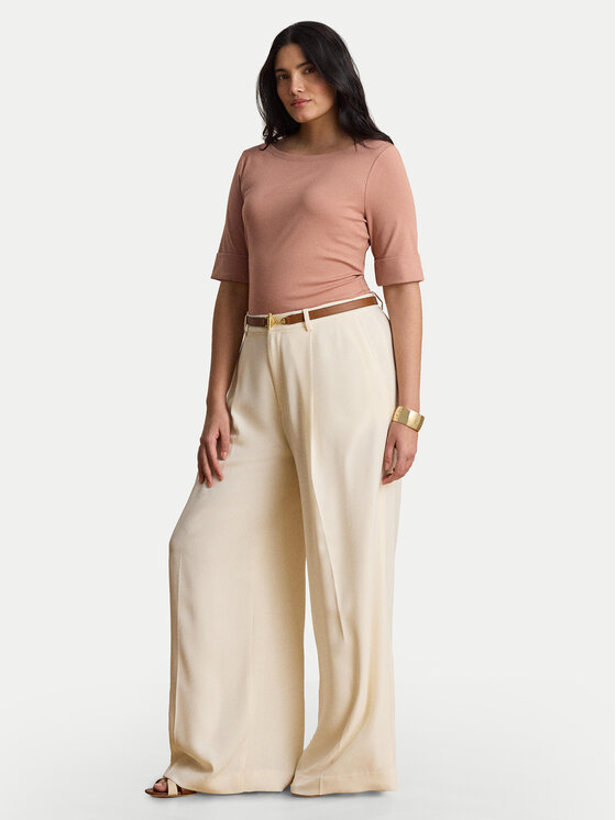 LAUREN RALPH LAUREN LAUREN RALPH LAUREN Bluzka Judy 200654963203 Różowy Slim Fit