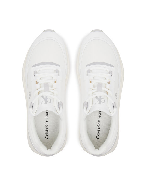 Calvin Klein Jeans Calvin Klein Jeans Sneakersy Athleisure Runner Laceup Nt YW0YW01823 Biały