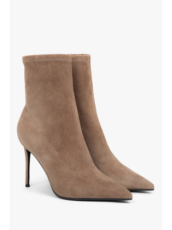 Estro Estro Μποτάκια ER00118787 Μπεζ