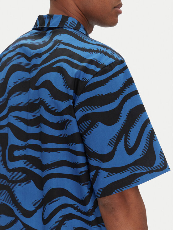 HUGO HUGO Srajca Eligino 50539143 Modra Relaxed Fit