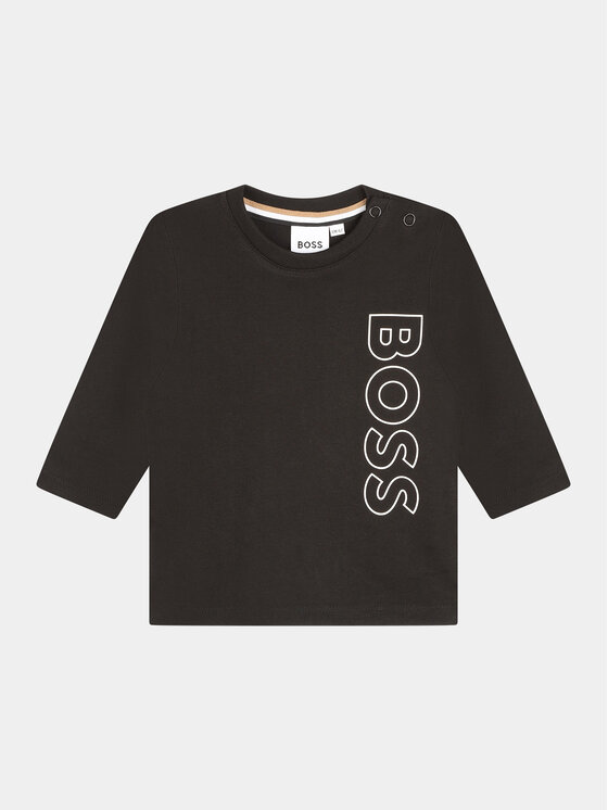 Boss Blúzka J05A21 Čierna Regular Fit