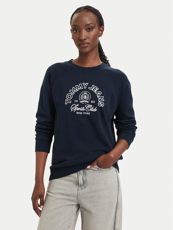 Tommy Jeans Hanorac Heritage Logo DW0DW22821 Bleumarin Regular Fit