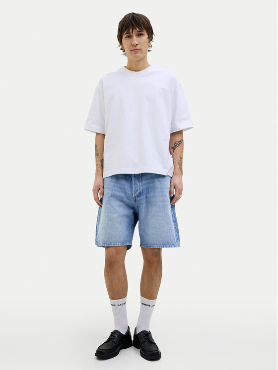 Jack&Jones Jack&Jones Jeans kratke hlače Tony 12269533 Modra Loose Fit