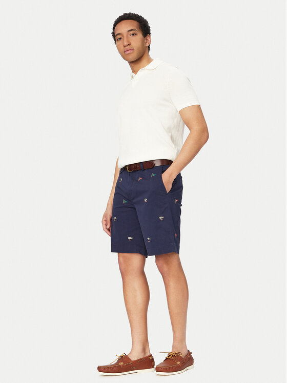 Polo Ralph Lauren Polo Ralph Lauren Bavlnené šortky 710A13007001 Tmavomodrá Regular Fit