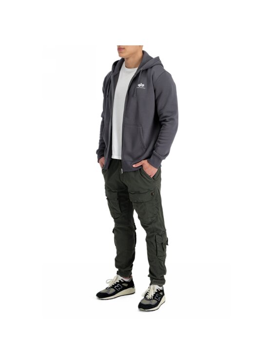 Alpha Industries Alpha Industries Mikina AI.118342-684-M Sivá Regular Fit