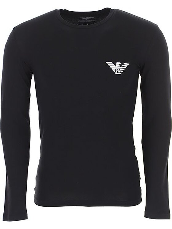 Longsleeve Emporio Armani, Rozmiar XL, Czarny, 111023-1A725