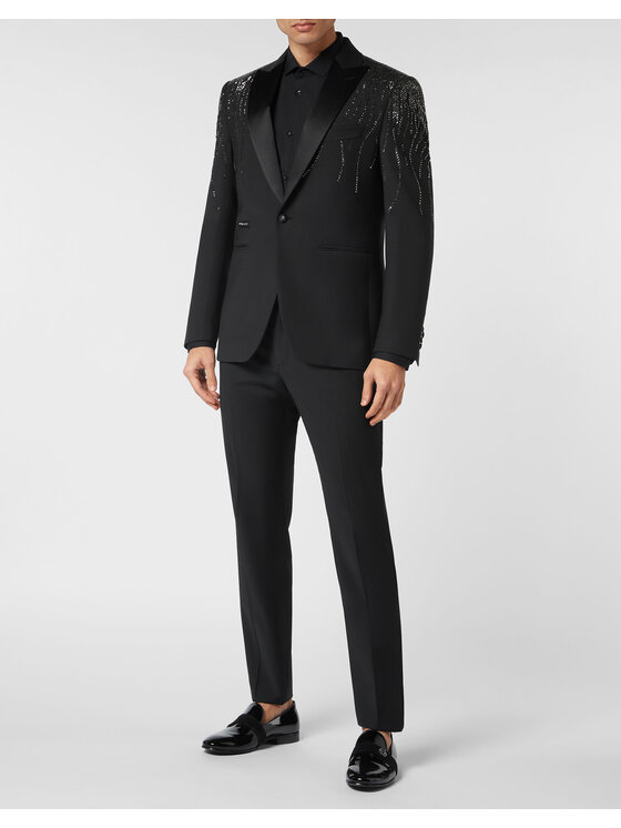 PHILIPP PLEIN PHILIPP PLEIN Giacca da abito 20653 Nero Fitted Fit