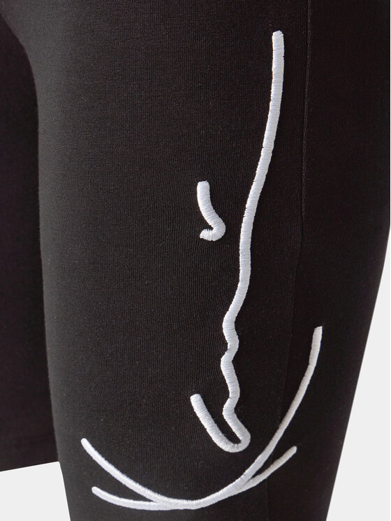 Karl Kani Karl Kani Cyklistické šortky Signature Essential Cycling 61040008 Černá Slim Fit