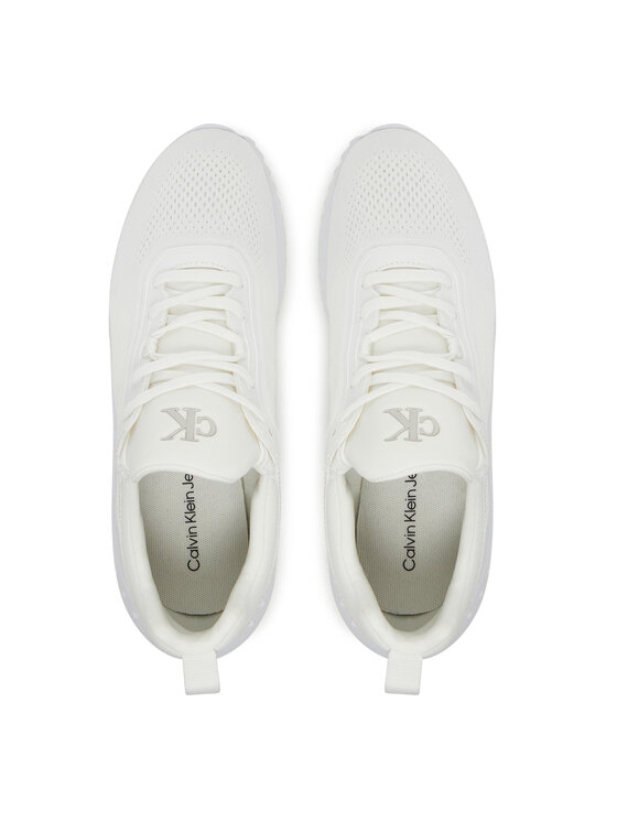 Calvin Klein Jeans Calvin Klein Jeans Sneakersy Eva Runner Sock Mg Tech YW0YW01855 Biela