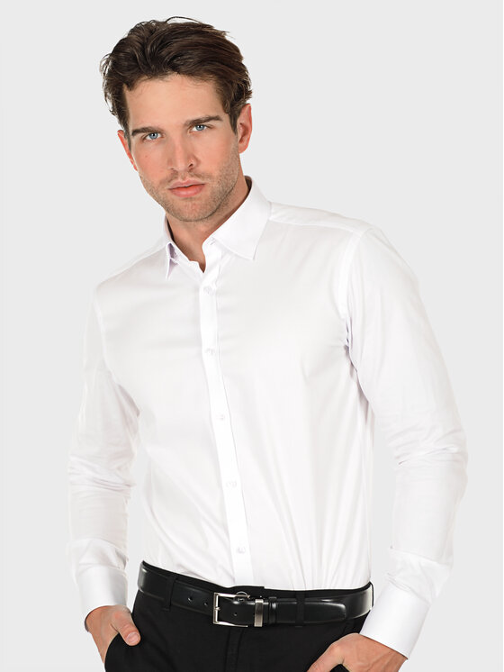 Evenemen Evenemen Koszula Punto G Biały Slim Fit