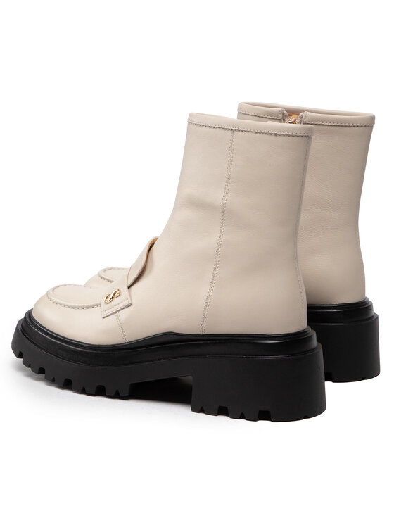 Simple Simple Čizme SL-26-02-000038 Écru