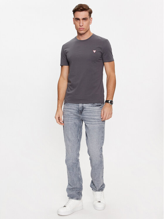 Guess Guess Majica M2YI24 J1314 Siva Slim Fit