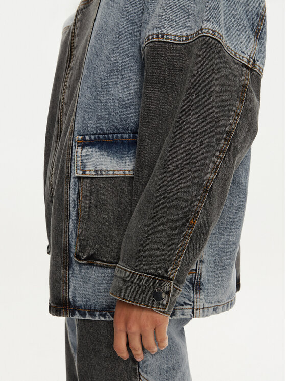 ROTATE ROTATE Kurtka jeansowa Mariana 1128221603 Niebieski Oversize