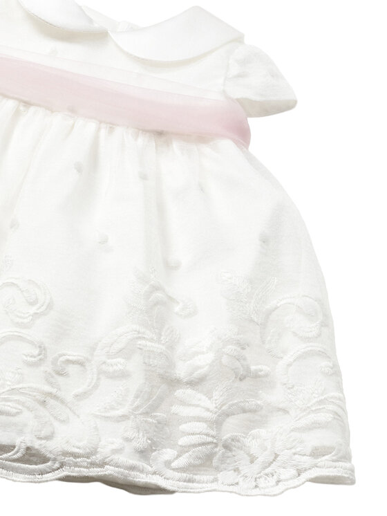Mayoral Mayoral Elegantes Kleid 1889 Weiß Regular Fit