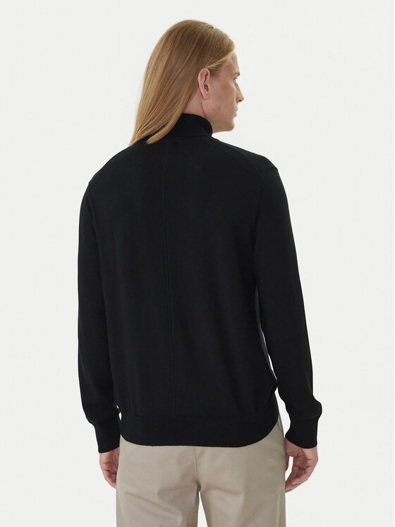 Calvin Klein Calvin Klein Rollkragenpullover LV04LD317G Schwarz Regular Fit