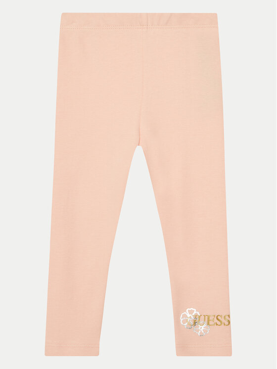 Guess Guess Komplet t-shirt i legginsy A5RG10 KA6W4 Biały Regular Fit